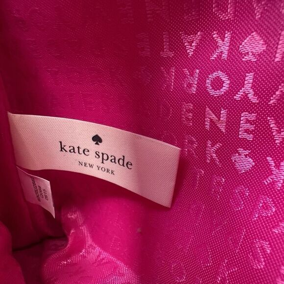 Kate Spade Purse Penn Valley Crossbody Bag Black & Cream Stripe - Picture 12 of 16